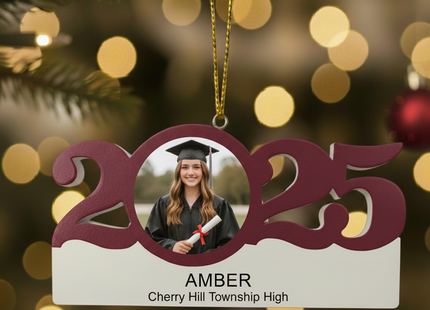 Personalized Graduation Photo Christmas Ornament