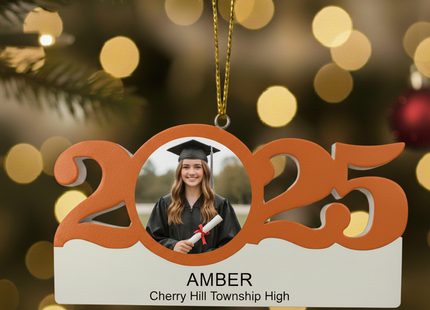 Personalized Graduation Photo Christmas Ornament