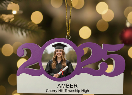 Personalized Graduation Photo Christmas Ornament