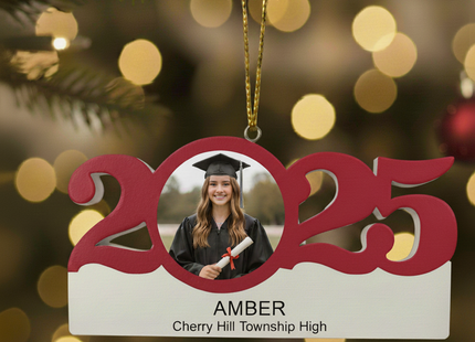 Personalized Graduation Photo Christmas Ornament