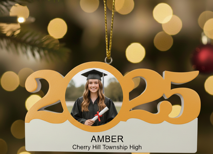 Personalized Graduation Photo Christmas Ornament