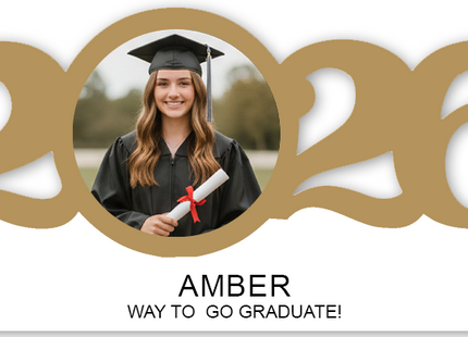 Personalized 2026 Graduation Photo Christmas Ornament