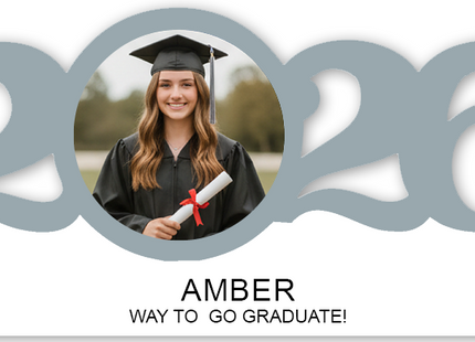 Personalized 2026 Graduation Photo Christmas Ornament