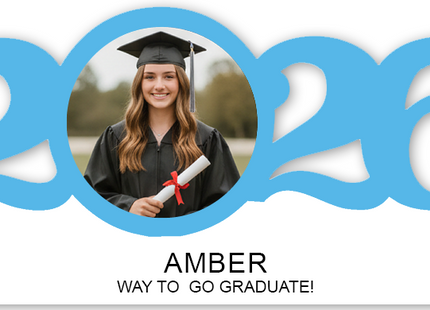 Personalized 2026 Graduation Photo Christmas Ornament