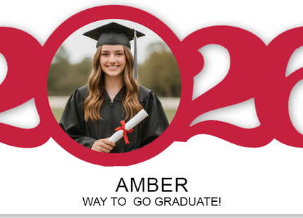 Personalized 2026 Graduation Photo Christmas Ornament
