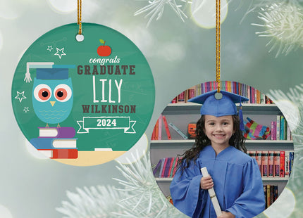 personalized personalized graduation photo christmas ornament – Christmas ornament, holiday tree decoration or gift