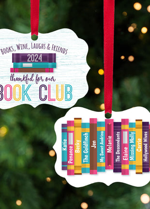 Personalized "Book Club" Ornament Personalized Ornament by ORNAMENT SHOP EXCLUSIVE