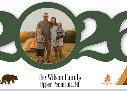 Personalized Dated Camping Trip Ornament