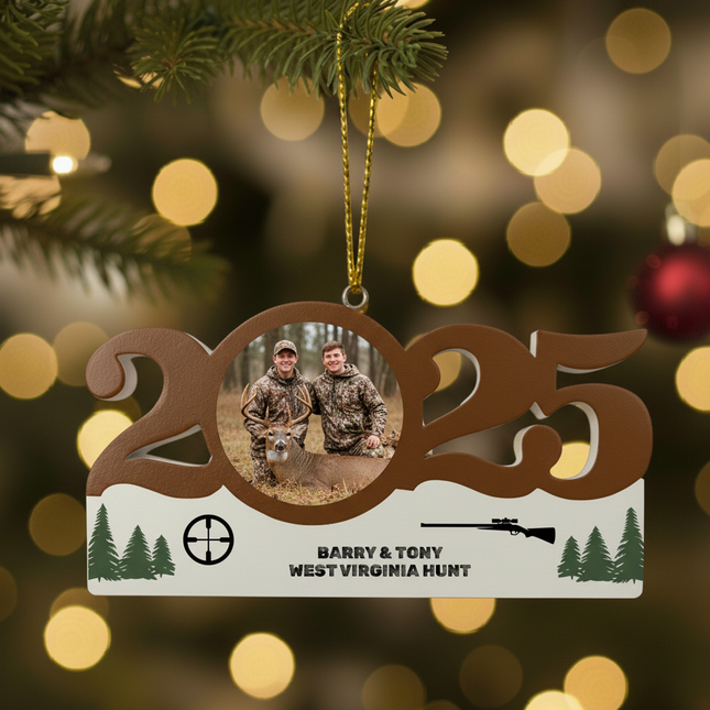 Personalized Dated Hunting Trip Ornament