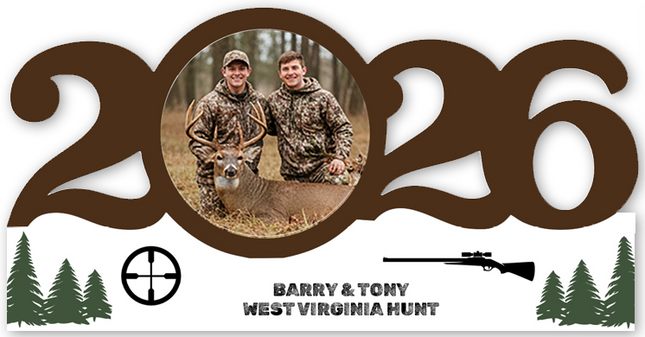 Personalized Dated Hunting Trip Ornament