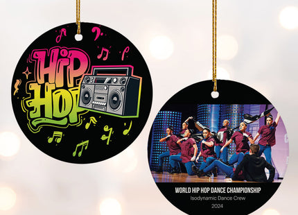 personalized personalized dance photo christmas ornament – Christmas ornament, holiday tree decoration or gift