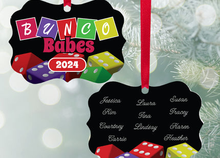 personalized personalized bunko babes christmas ornament – Christmas ornament, holiday tree decoration or gift
