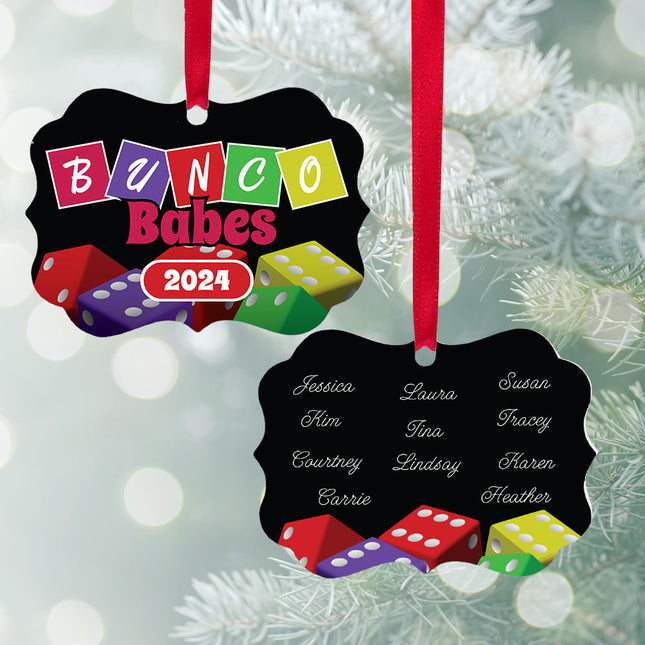 personalized personalized bunko babes christmas ornament – Christmas ornament, holiday tree decoration or gift