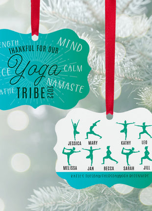 Personalized "Yoga Tribe" Ornament Personalized Ornament by ORNAMENT SHOP EXCLUSIVE