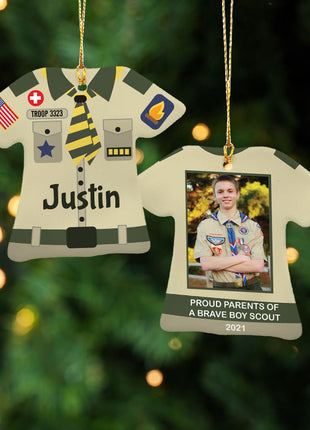 Personalized Baseball Jersey - Purple Christmas Ornament from ORNAMENT EXCLUSIVE Personalized Ornament