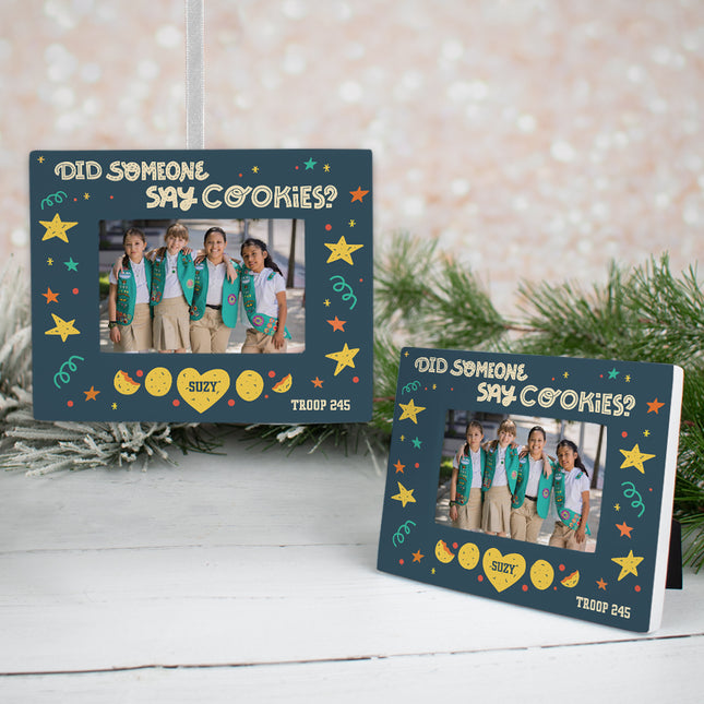 Girl Scouts Personalized Photo Frame Ornament - - created by ORNAMENT SHOP