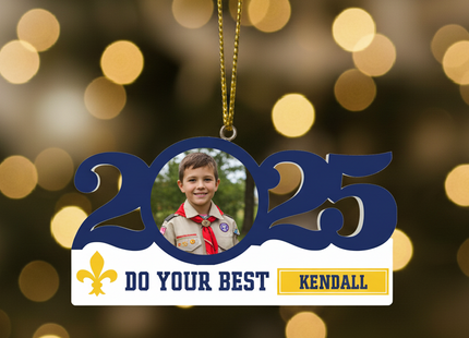 Dated Scout Ornament