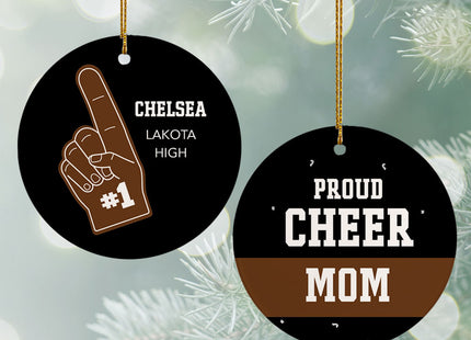 keepsake personalized foam finger cheer fan christmas ornament – Christmas ornament, holiday tree decoration or gift