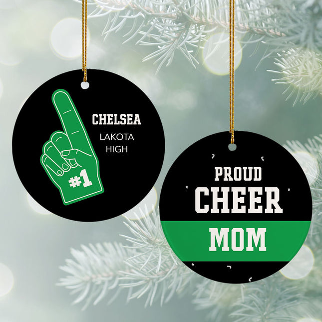 keepsake personalized foam finger cheer fan christmas ornament – Christmas ornament, holiday tree decoration or gift