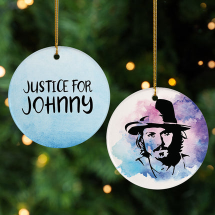 keepsake justice for johnny christmas ornament – Christmas ornament, holiday tree decoration or gift