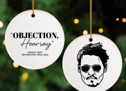 personalized personalized johnny hearsay christmas ornament – Christmas ornament, holiday tree decoration or gift