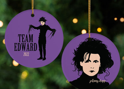 custom team edward christmas ornament – Christmas ornament, holiday tree decoration or gift