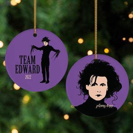 custom team edward christmas ornament – Christmas ornament, holiday tree decoration or gift