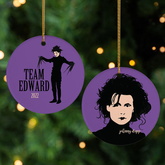 custom team edward christmas ornament – Christmas ornament, holiday tree decoration or gift
