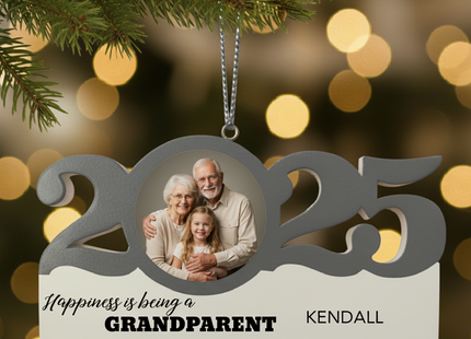 Personalized Dated Grandparents Ornament