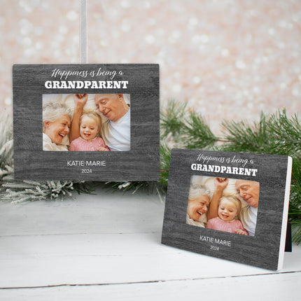 Grandparent Personalized Photo Frame Ornament - - created by ORNAMENT SHOP