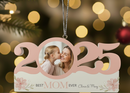 Personalized Dated Mom Ornament