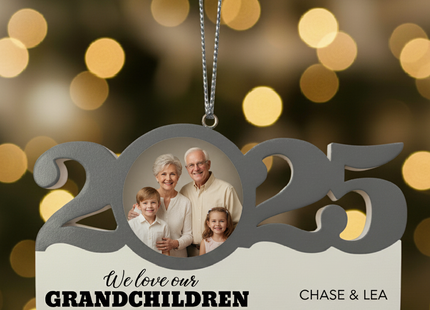 Personalized Dated Grandchildren Ornament
