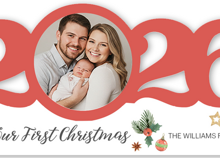 Personalized Dated First Christmas Ornament