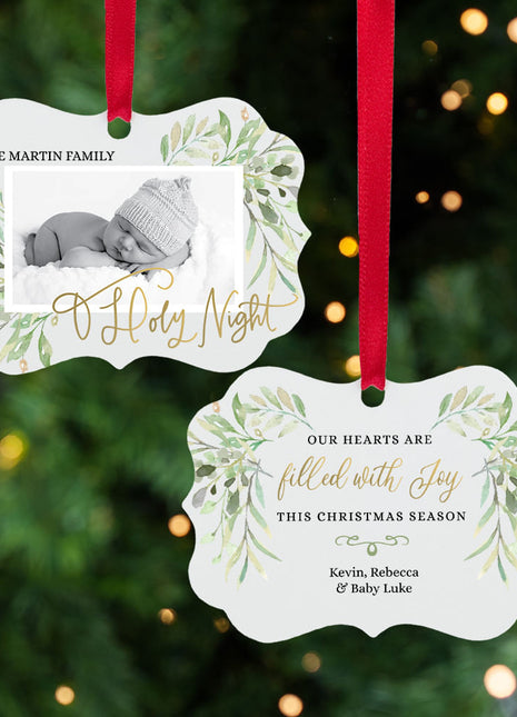 Personalized "Oh Holy Night" Ornament Personalized Ornament by ORNAMENT SHOP EXCLUSIVE