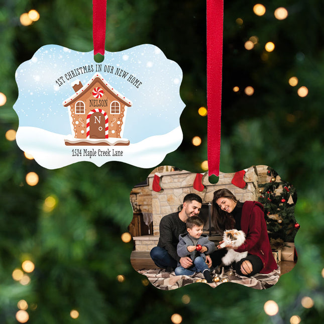 "First Christmas in Our New Home" Personalized Ornament