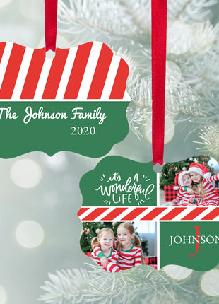 Personalized "Family Photo" Ornament Personalized Ornament by ORNAMENT SHOP EXCLUSIVE