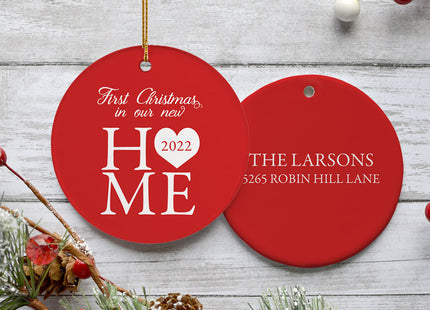 personalized personalized first christmas in our new home christmas ornament – Christmas ornament, holiday tree decoration or