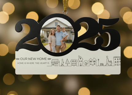 Personalized Dated New Home Ornament