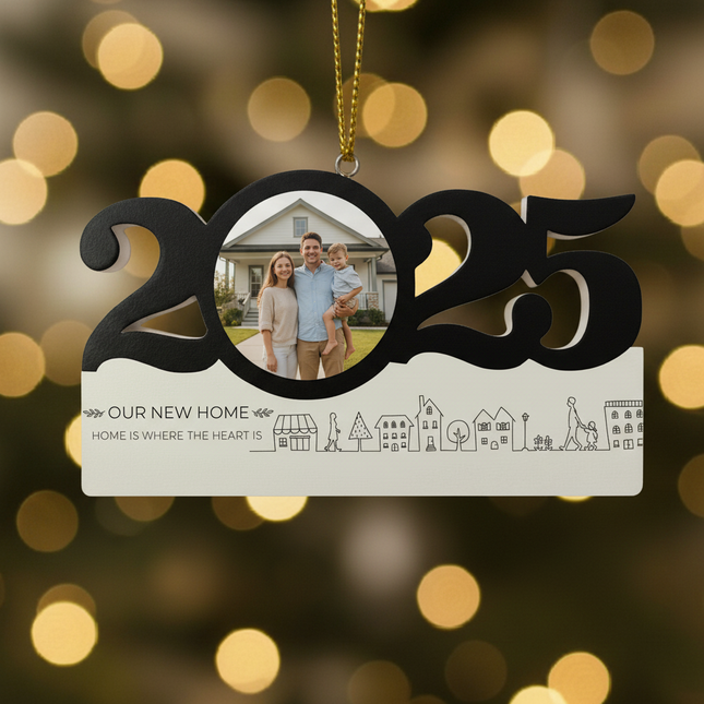 Personalized Dated New Home Ornament