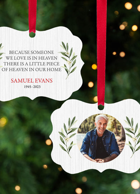 Personalized "Heaven Memorial Photo" Ornament Personalized Ornament by ORNAMENT SHOP EXCLUSIVE