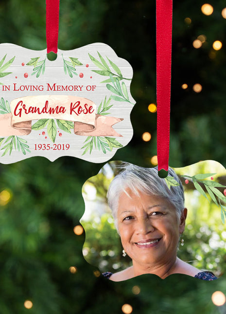 Personalized "Memorial Photo" Ornament Personalized Ornament by ORNAMENT SHOP EXCLUSIVE