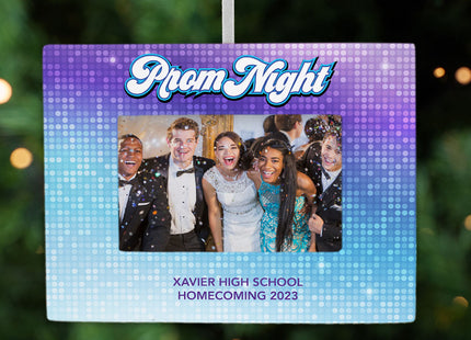 personalized personalized prom picture frame photo ornament – Christmas ornament, holiday tree decoration or gift