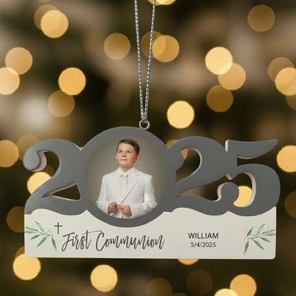 Personalized Dated Communion Ornament
