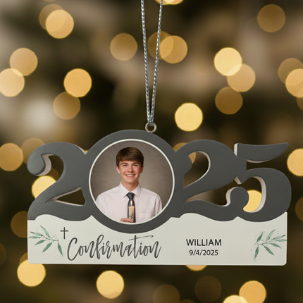 Personalized Dated Confirmation Ornament
