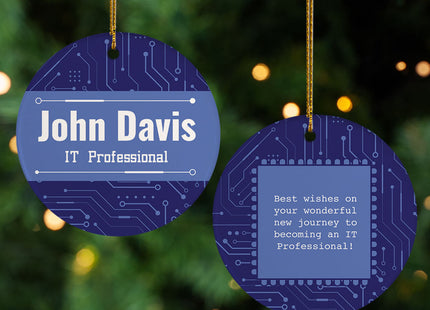 personalized personalized it professional christmas ornament – Christmas ornament, holiday tree decoration or gift