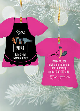 Personalized Baseball Jersey - Purple Christmas Ornament from ORNAMENT EXCLUSIVE Personalized Ornament
