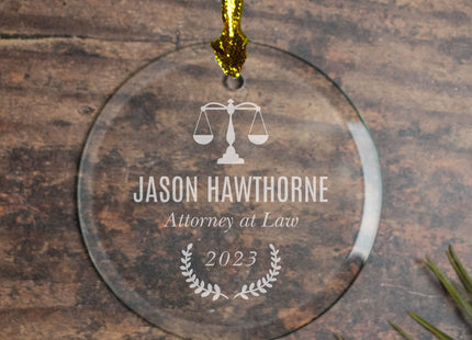 personalized personalized attorney christmas ornament – Christmas ornament, holiday tree decoration or gift