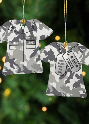 Personalized Baseball Jersey - Purple Christmas Ornament from ORNAMENT EXCLUSIVE Personalized Ornament