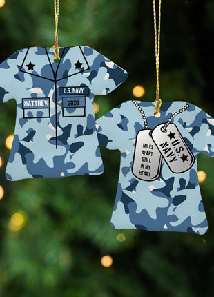 Personalized Baseball Jersey - Purple Christmas Ornament from ORNAMENT EXCLUSIVE Personalized Ornament