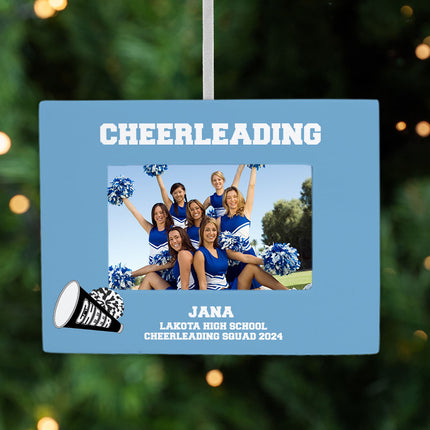 personalized personalized cheerleading picture frame christmas ornament – Christmas ornament, holiday tree decoration or gift